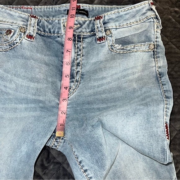 True Religion Jeans Women Size 30 Jennie Curvy Mid Rise Skinny Blue 28” CLO - Picture 8 of 10